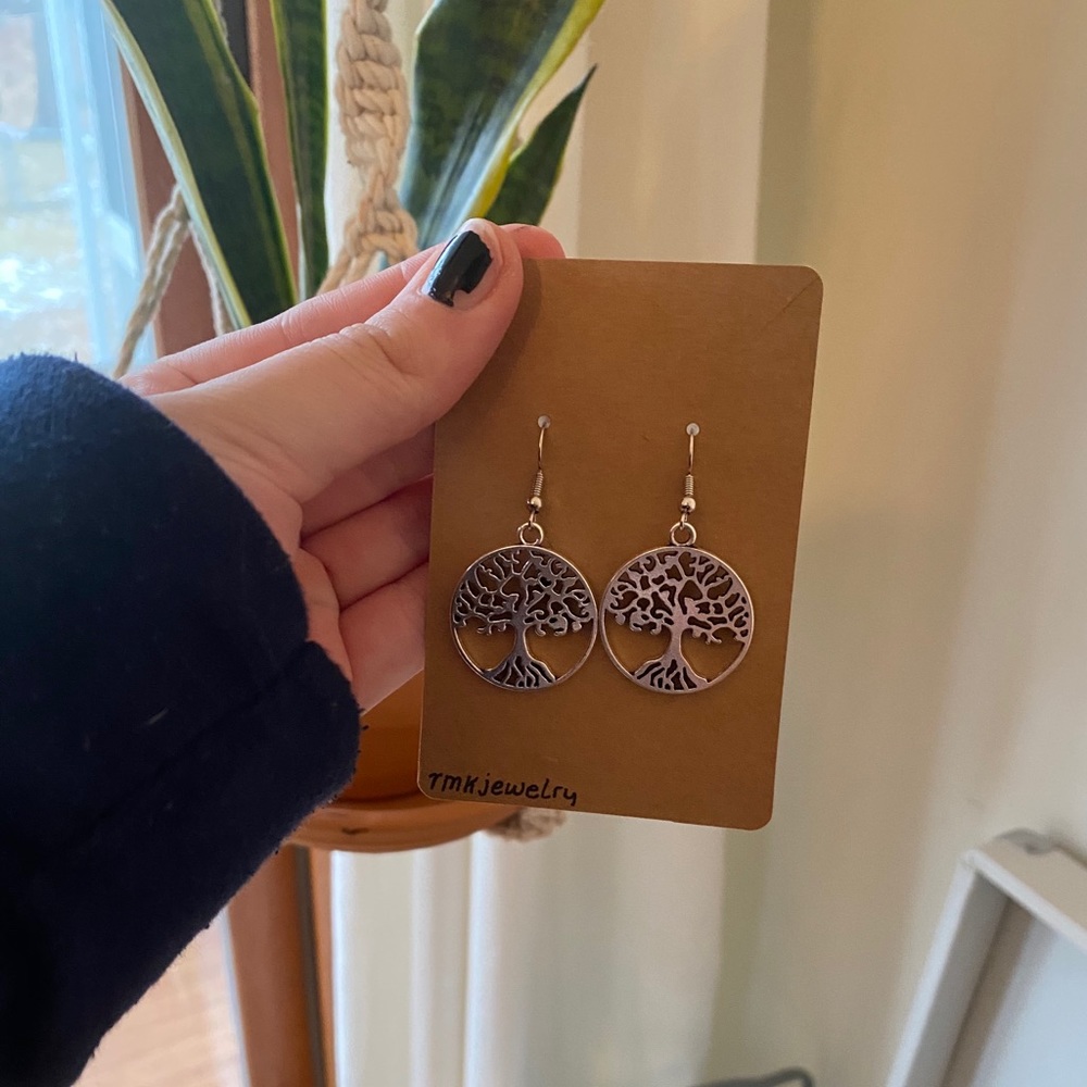 Handmade Tree of Life Earrings